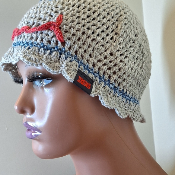 RSS Crochet Handmade Cotton Smiley  Hat Beanie - Picture 4 of 8